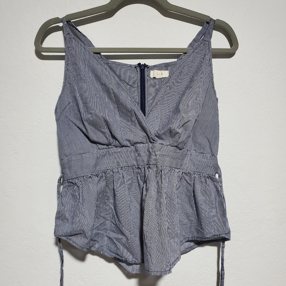 E(hanger)M Striped tank top